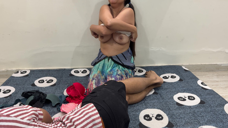 Hornycouple149: Meest virale Indische Jija Sali en vrouw seksvideo Hindi seksvideo