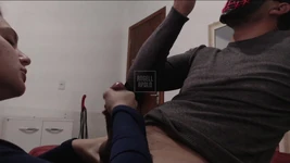 Slutty Wife Sucking Her Husband's Friend's Tasty Cock