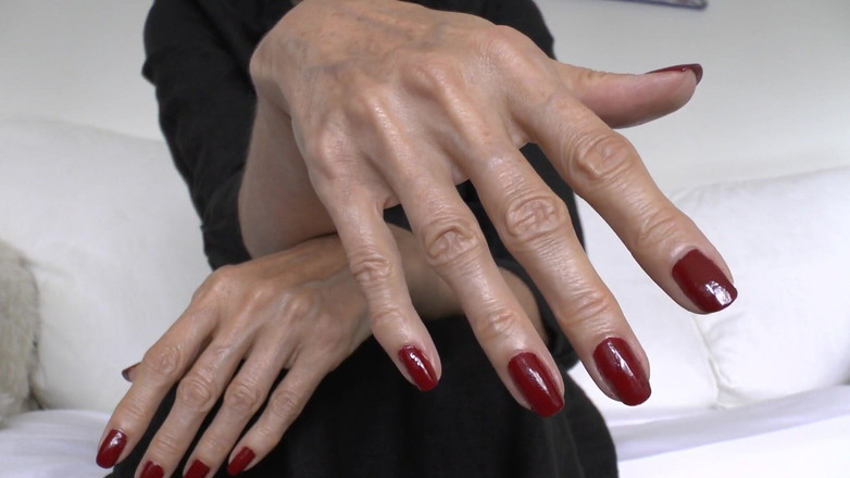 Lady Victoria Valente: Přírodní Červené krásné nehty, JOI Lady Victoria Valente