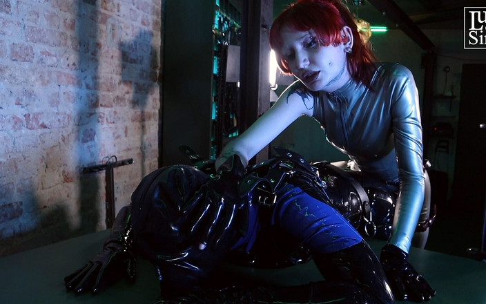 LUXurious Sins: Strap-on Training the Rubber Toy: Parts 1 and 2