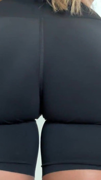 Big Ass Spanking in Lululemon Yoga Shorts After Workout
