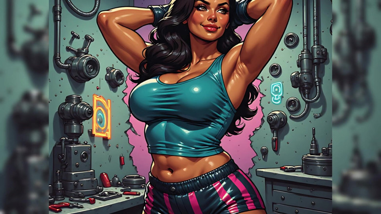 AI Porn: Sexy ženy Boxercise Art