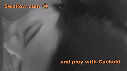 Cuckoby: Cum swallow front of cuckold