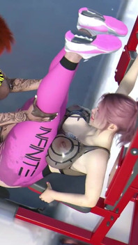 Futa Gym Trainer Anal Fucked my Wife - sassycomics.mp4