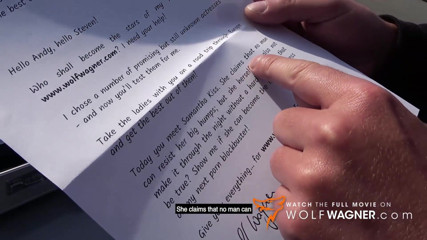 Wolf Wagner Com: Naughty outdoor fucking for fat Samantha! Wolf Wagner casting