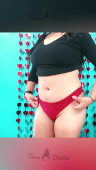 Sexy College Girl Records Herself Showing Her Boyfriend Her Red Thong