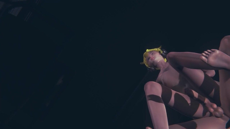 Yaoitube: Vocaloid Yaoi Femboy - Len Lingând o pulă în clasă