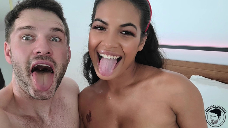 Tommy Wood XXX: Christmas Sex with Sexy Ebony Pornstar Maya