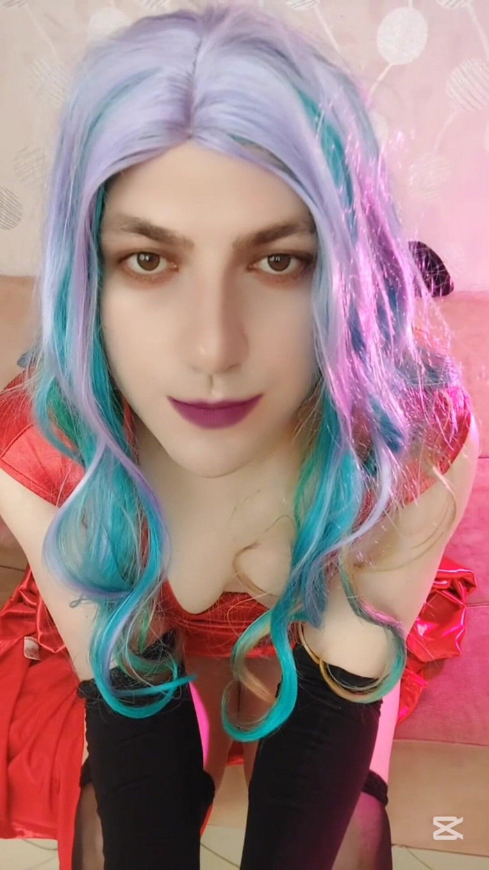 Kitty_Cross: Roztomilá a sexy: Uvolnění kouzlo crossdressera s bootylicious