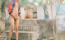 Tani: Long Dick in Garden Public
