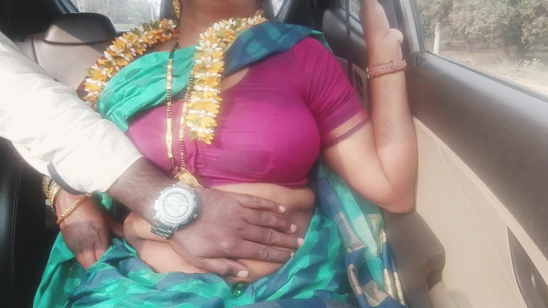 Telugu honey lips: Stiefmoeder autoseks, Telugu vuile praat