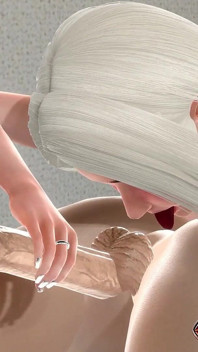 Intensieve analingus van de elf van het Kerstmeisje maakt me zo moeilijk om 3D-animatie te ontploffen