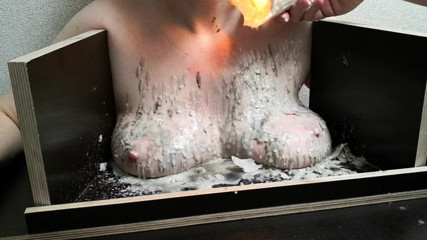 Bouncy Tits Action: The tit waxing machine 3