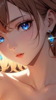 Ember Kiss : une belle jeune femme éclairée par une flamme minuscule
