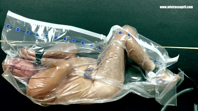 Mistress April: Dominatrix Mistress April - Vacumized and Sealed Slave