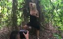My Boobs: 当我在森林里拍摄卡特琳娜·哈特洛娃时，Alice在我身后拍摄视频