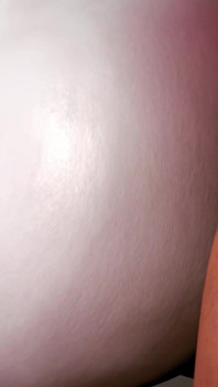 3D bbw asiática puta nua seus peitos enormes foi fodida tão duro por pau velho