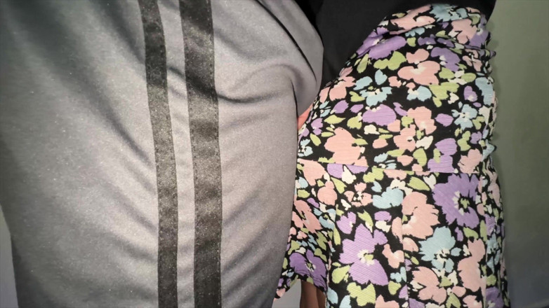 CoupleOfHotSins: You Can See It When She Strokes the Stranger's Penis