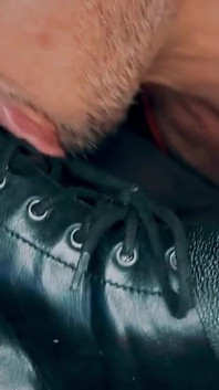 Btrucker77 Dildo & Leather Playing