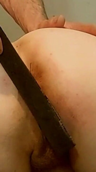 Coño azotando bolas anales y preñada anal 211