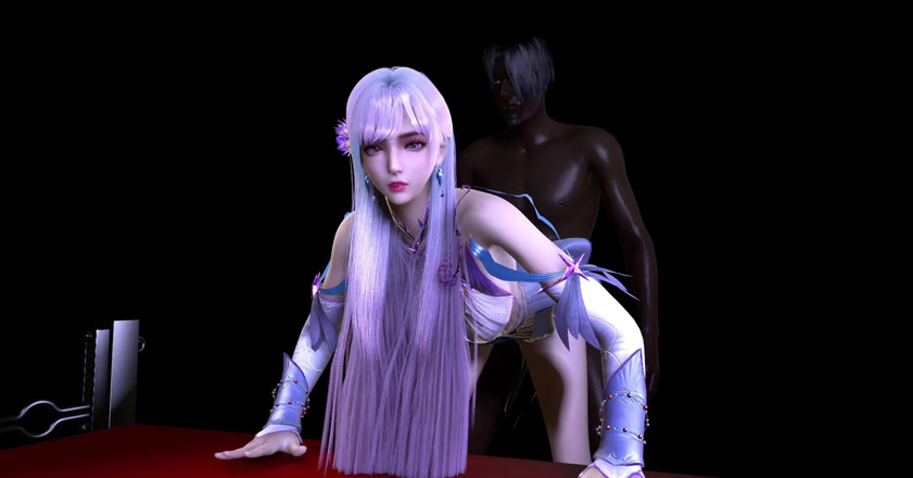 Why fuck so hard: 3D Cute Cosplay Babe Wearing Hot Dress Have Gangbang Sex