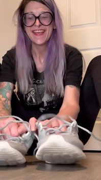 Size 16 Feet Squeezing Into Smaller Size Sneakers