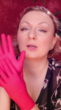 Asmr med medicinska handskar: Jag är din chef. Arya Grander.