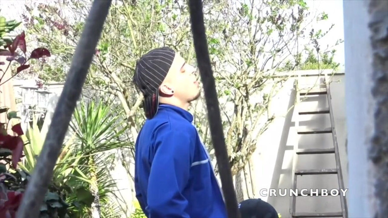 EXHIB BOYS: คนงานชายตรงโดนเพื่อนร่วมงานเย็ดกลางแจ้ง