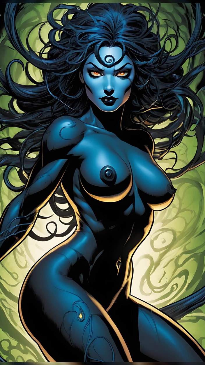 LustRender: Noaptea goală Whirl Shadow Tendrils