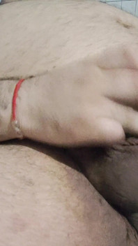 Fat Guy Masturbating