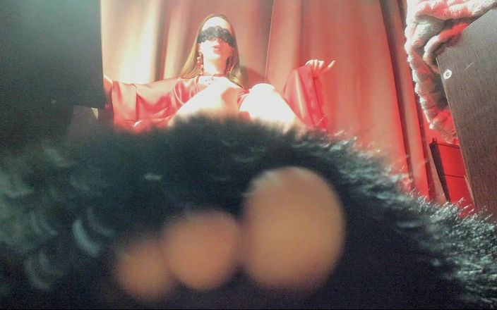 Skinny_lady69: Fluffy Slippers Slave Training