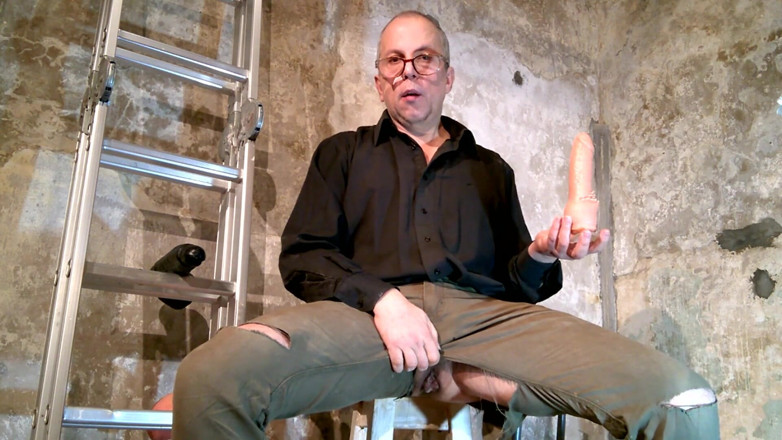 Dildo Man and Cross Hard Sex: Dilduji se kalhotami