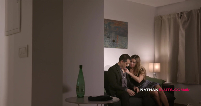 Nathansluts: Young Ally Breelsen dicked up her ass by an older...