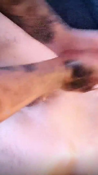 Stiefzus's Post-orgasme Strakke Handjob, Hete Cumshot