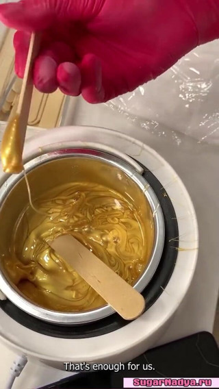 SugarNadya: Cipka SugarNadya sama się woskuje