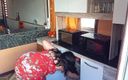 BBW Kelly Mom: Surprise Fuck in the Kitchen with the Stepmother