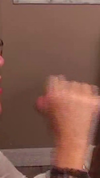 Rachel Steele Gets a Huge Facial with Glasses