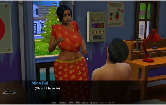 XXX Games Bunk: Insimology - Gameplay - Roleplay - Saree - Stepson Dreams About Stepmom and Fucks...