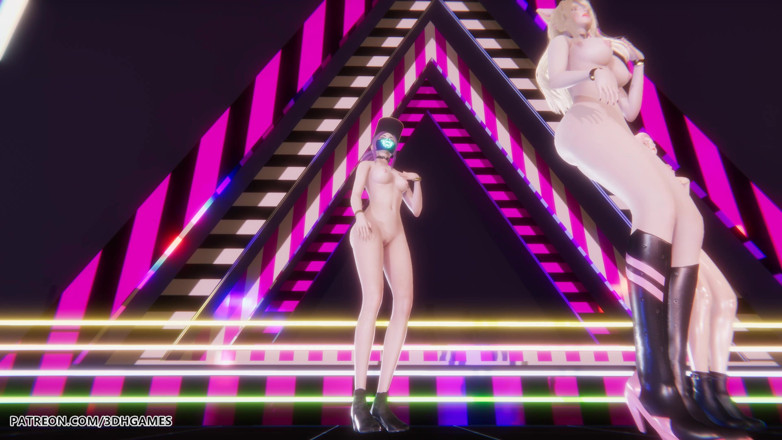 3D-Hentai Games: [mmd] Blackpink - Fischietto Ahri Akali Seraphine sexy Lega delle Leggende...