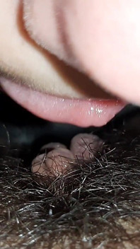 I Eat Her Very Hairy Pussy and Quickly Bring Her to Orgasm