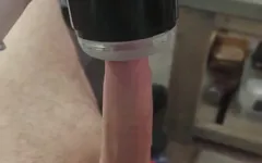 Don't Keep Scrolling Till U Seen This Slow Mo Nut on to My Feet Followed by a Great Feeling From My Automatic Dicksuck Device