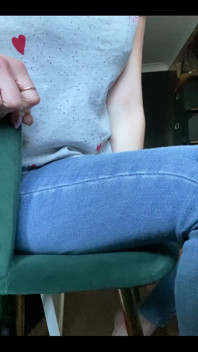 Wriggling in My Day Jeans and No Knickers