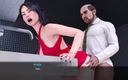 Porngame201: Модный бизнес - No7 Monica трахается в туалете и сосет хуй - игра 3D