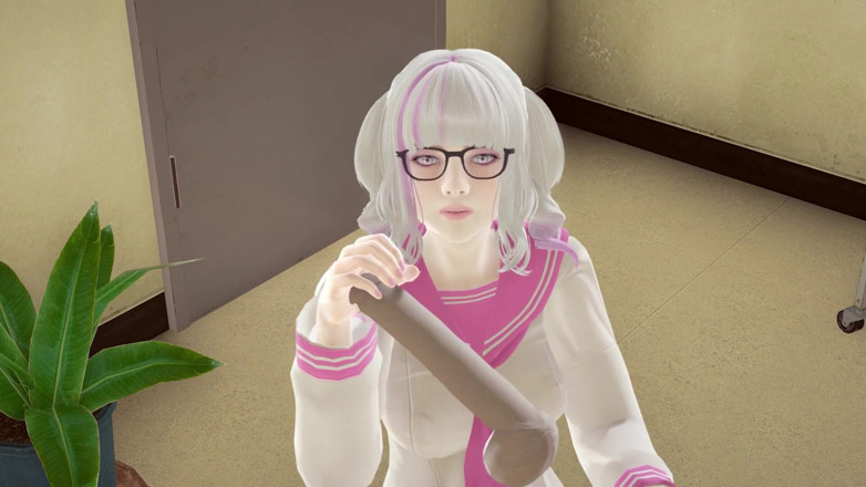 Waifu club 3D: Fată de la facultate o masturbează pe profesoara de pulă în...