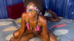 Naturelle Chocolat: Jízda na tvrdé cowgirl na jeho tlustém ptákovi !!