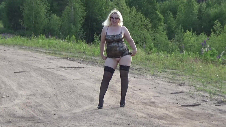 RedRoseRus: Walk in Forest on Heels