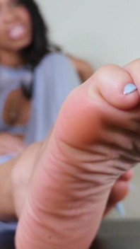 Sole Whipped- Ebony Femdom Goddess Rosie Reed Mesmerizing Princess Soles Foot Worship Addiction Training