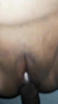 Legs up Edge of the Bed BBC Pounding My Fat Shaved Indian Pussy