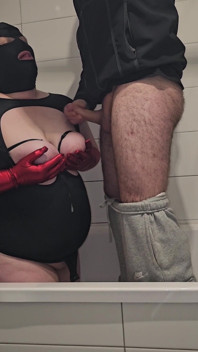 The Plumber Fixed the Problem, I Gave Him a Blowjob. Risky Husband on the Way Home