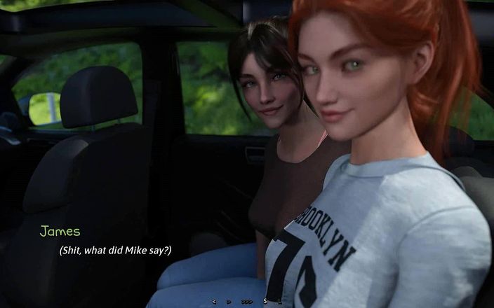 Dirty GamesXxX: Letnie upały: jeden facet i dwie seksowne dziewczyny w samochodzie...